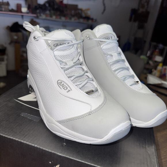 C AND1 Athletic Sneaker Shoe Shoes Taichilx US 9 UK 42.5 White And Grey - Picture 3 of 7